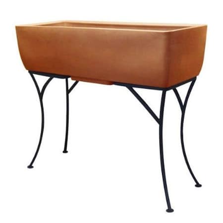 Rts Companies RTS Companies 5603-000200-5381 Urban Planter 36 in.x15 in. with Stand - Terra Cotta 5603-000200-5381